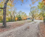 Secluded cabin in the middle of Arbuckle Mountains.