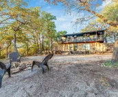 Secluded cabin in the middle of Arbuckle Mountains.