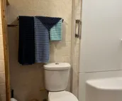 A small house in a quiet neighborhood