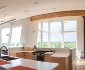Stunning mountain view, modern, off the grid house