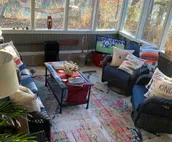 Cabin on the river, great views, swim access