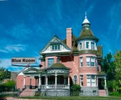 Blue Room-Historic Victorian Mansion
