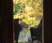 Cabin on the river, great views, swim access