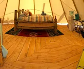 Tipi 7 w/Day Pass for Hot Springs