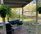 Cabin on the river, great views, swim access