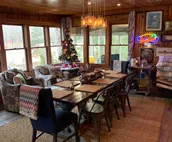 Cabin on the river, great views, swim access