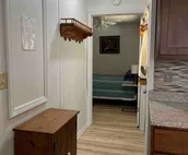 A small house in a quiet neighborhood