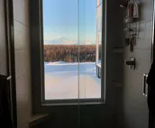 Stunning mountain view, modern, off the grid house