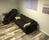 One bedroom with massage chair, one mile from I-70