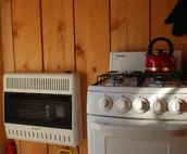 The Gathering Place Cabin #2, water view, kitchen