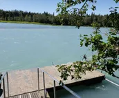 King bed, private entrance w/private dock access