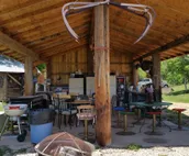 Rustic Working Ranch Tent/Hook Up 2 Your Camper/RV