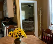 The Yellow Cottage with an Inviting Hot Tub
