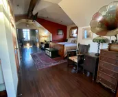 100 year old house with a castle inspired feel.
