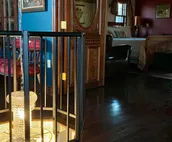 100 year old house with a castle inspired feel.
