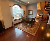 100 year old house with a castle inspired feel.