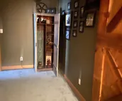 Canyon-side walkout basement and antique shop