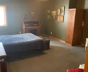 Canyon-side walkout basement and antique shop