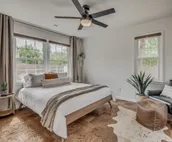 Village cozy-modern ranch with huge shower!