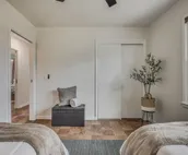 Village cozy-modern ranch with huge shower!