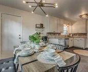 Village cozy-modern ranch with huge shower!