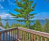 2-Acre Lakefront Greenville Home w/ Cottage + Dock