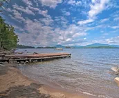 2-Acre Lakefront Greenville Home w/ Cottage + Dock