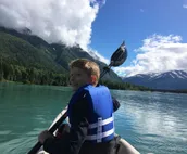 Riverfront Log Home on World Famous Kenai River
