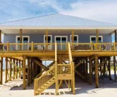 Pelicans Perch - Half Acre Private lot directly on the gulf of Mexico, The pe...