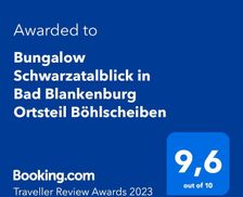 Germany Thuringia Bad Blankenburg vacation rental compare prices direct by owner 15911179