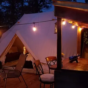 Sibley Bell Tent 2 @EvansCliff, Hot Tub! Beautiful Canyon High-rise deck