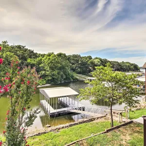 Modern Lakefront Home w/ Dock, Deck & Boat Slip!