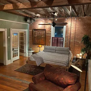 Old Town Loft w Hanging Master Bed