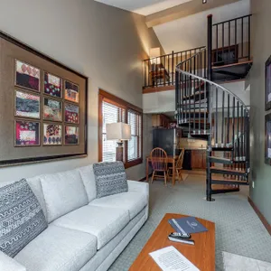 Suites at Silver Tree A318: One Bedroom with Loft Suite, Includes Fireplace and