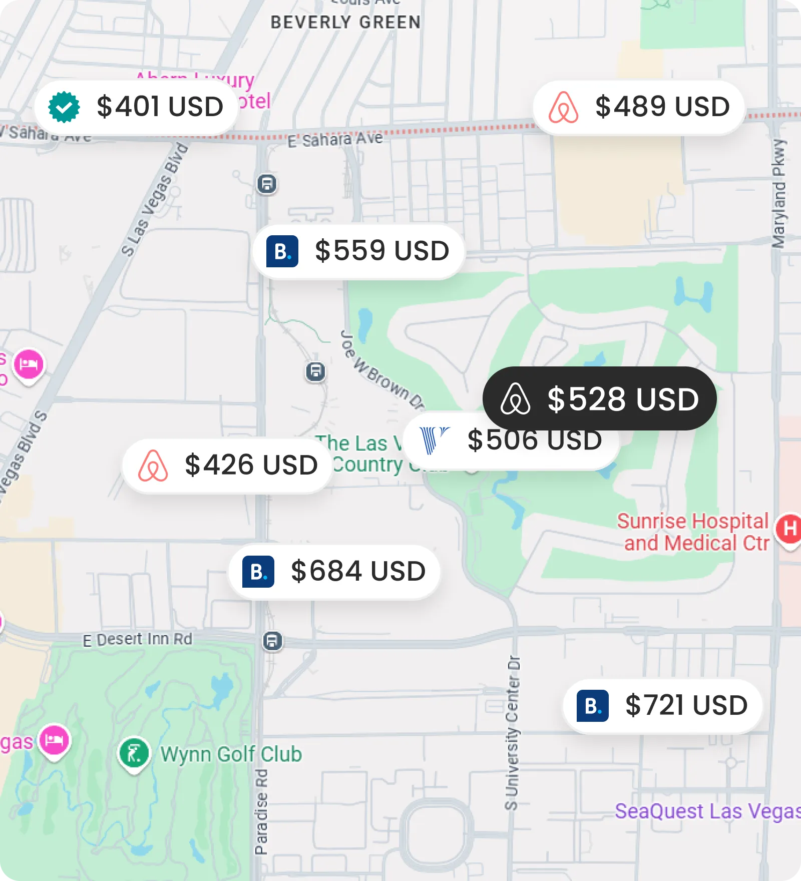 All Properties on One Map