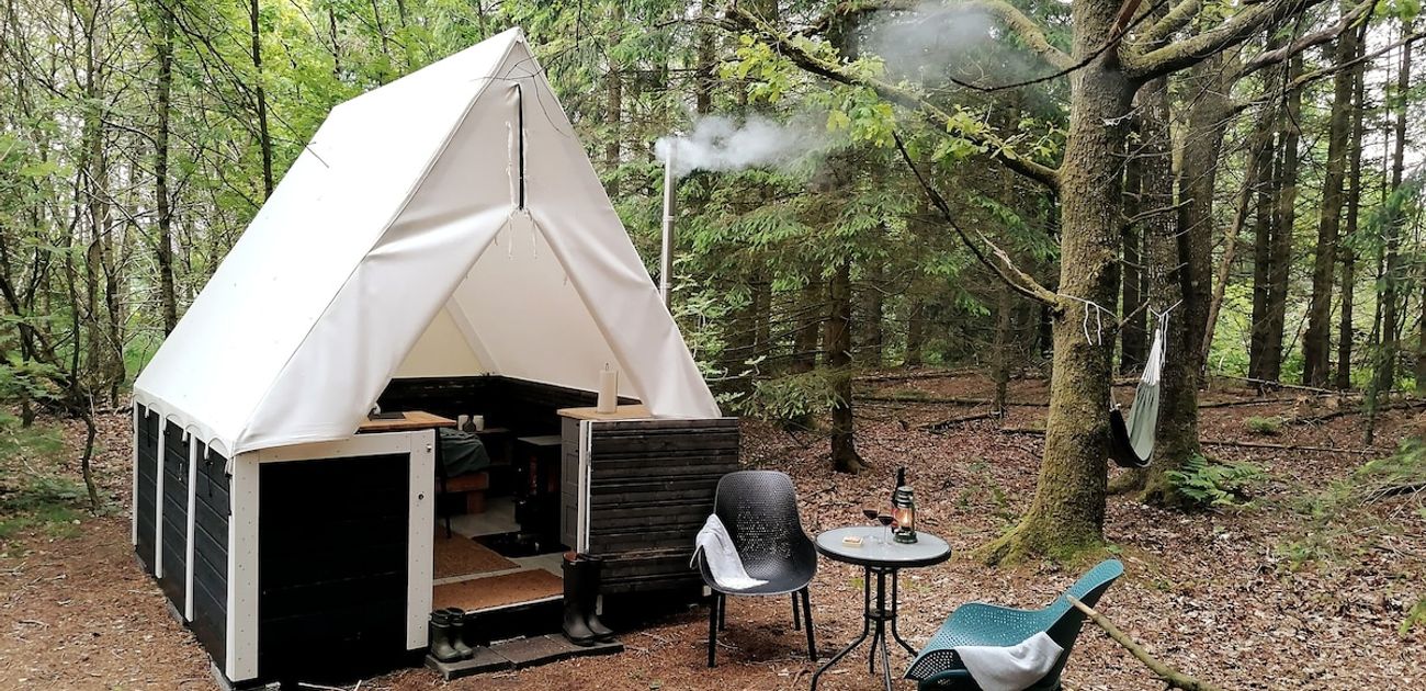 Souvenir gen Dingy Afstressende ophold i telthytte gemt væk i skoven - Tørring, Central  Denmark Region Vacation Rentals
