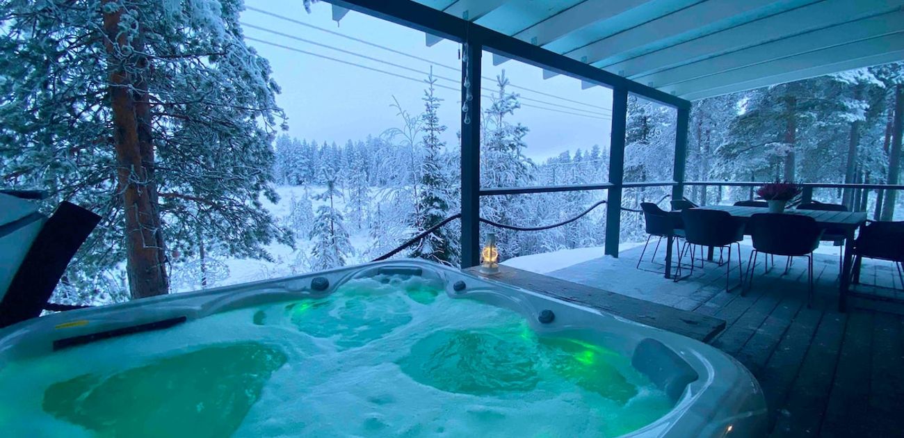 NorthernLight Villa in Ylläsjärvi with a Jacuzzi - Ylläsjärvi, Lapland  Vacation Rentals | HiChee