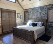 Standing Bear Studio Cabin with Hot Tub on the Deck by RedAwning
