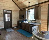 Standing Bear Studio Cabin with Hot Tub on the Deck by RedAwning