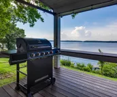 Grand Lakefront Oasis with boat dock